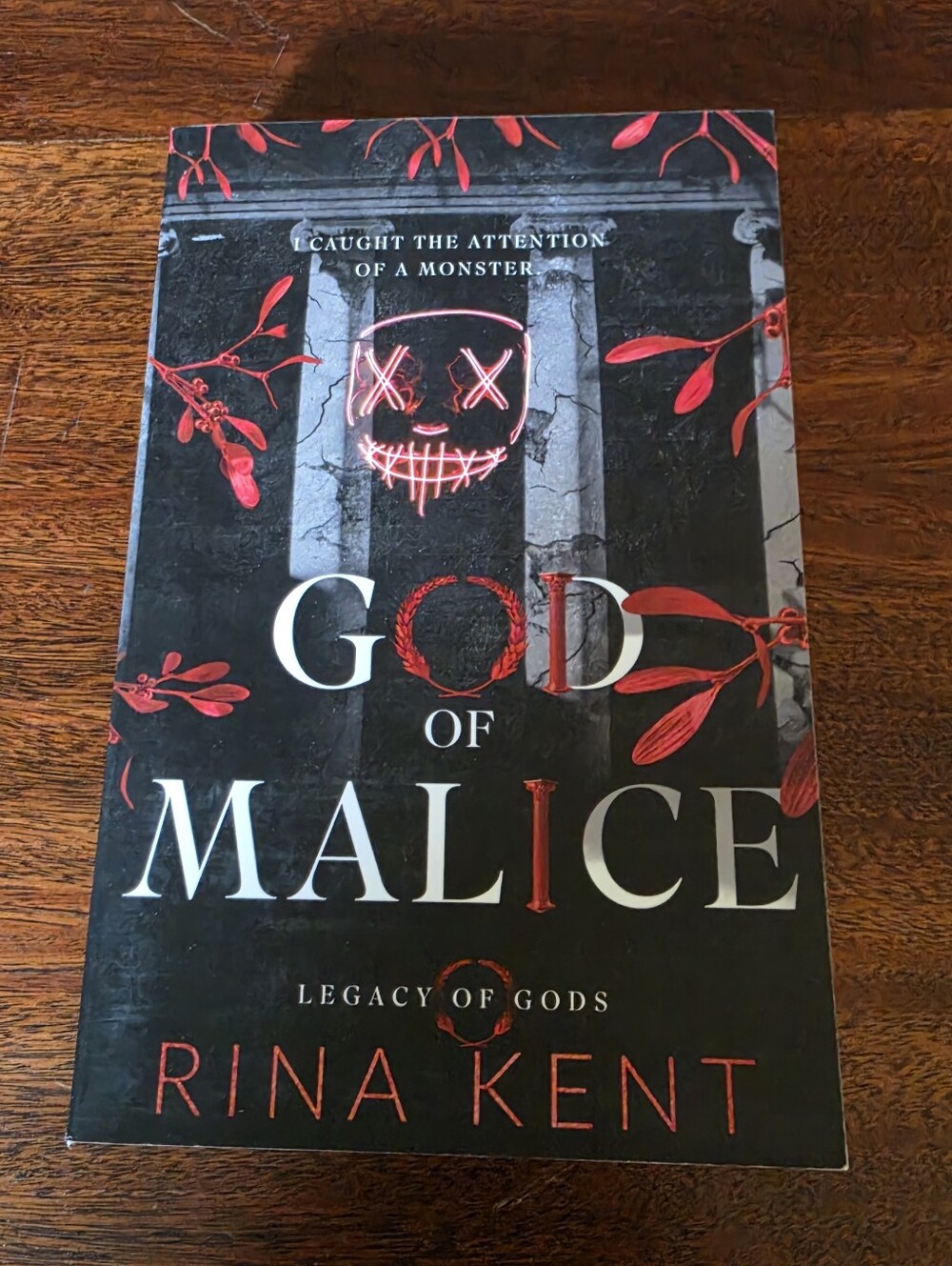 God of Malice by Rina Kent OOP Indie Edition 2022 Paperback